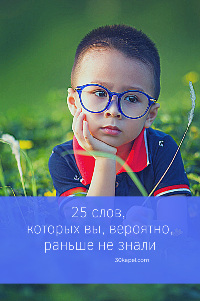 25 слов, которых вы, скорее всего, раньше не знали