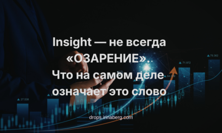 ИНСАЙТ и смыслы слова INSIGHT
