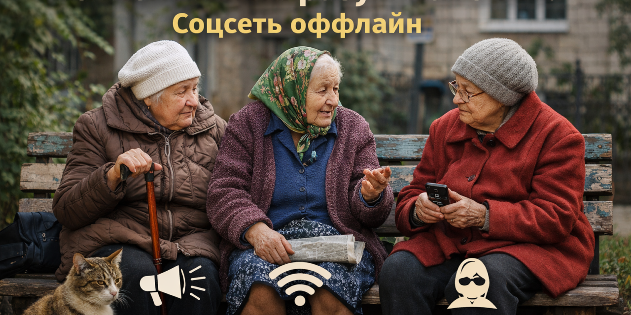 Коллективный разум бабушек на лавочке