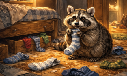 Енот и исчезающие носки