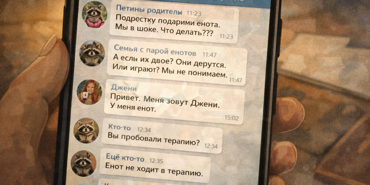 А может он уже с вами живёт?