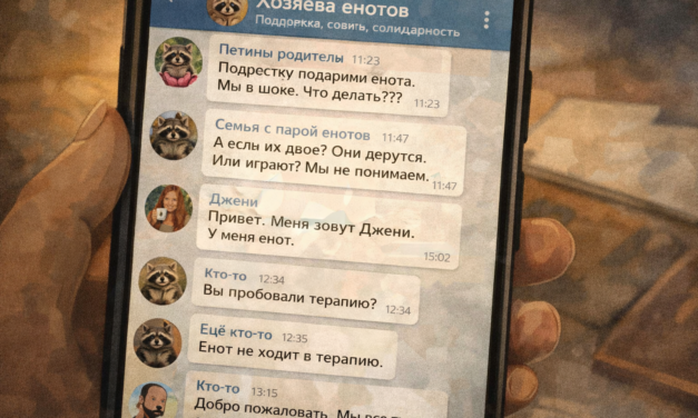 А может он уже с вами живёт?