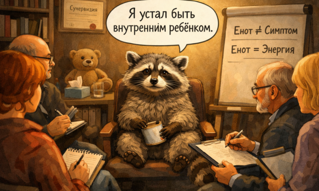 Енот в супервизии (признание)